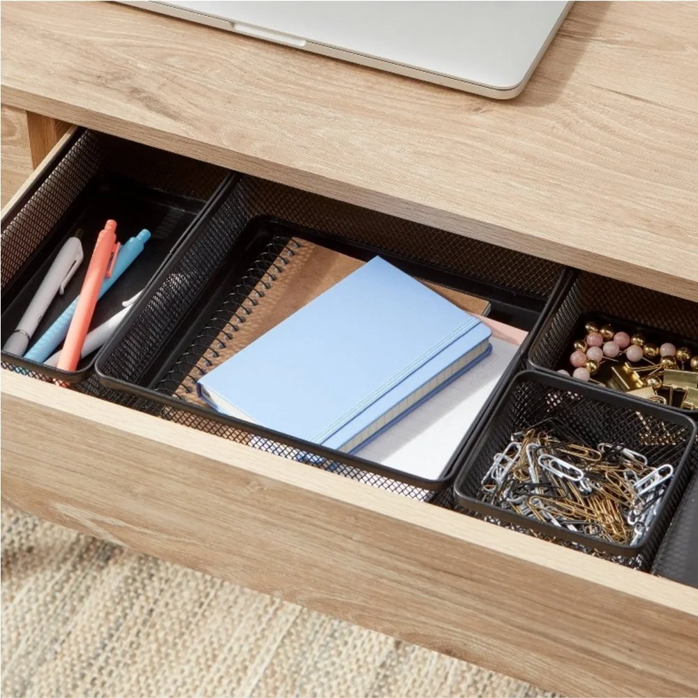5 pcs Mesh Black wire desk accessories from Target pencil holder and organizers